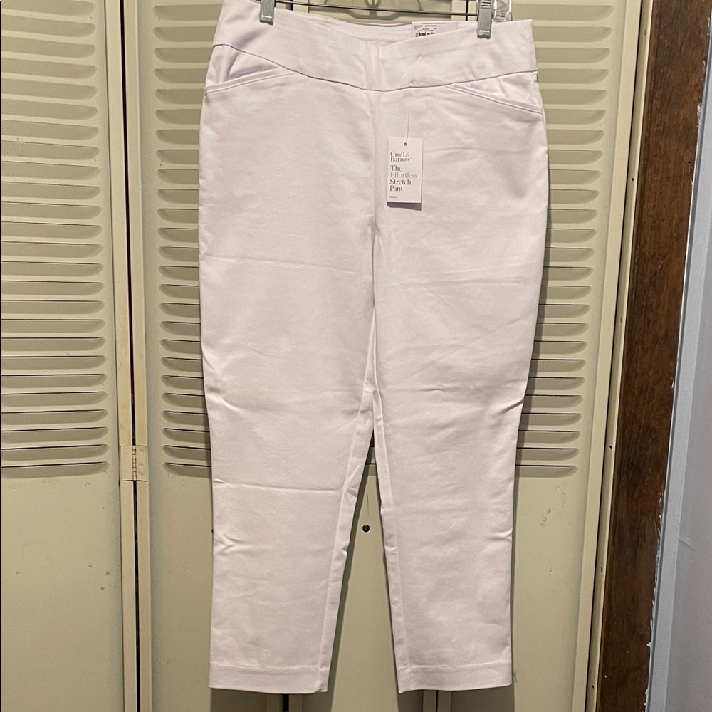 Croft & Barrow Effortless Stretch Pants in White